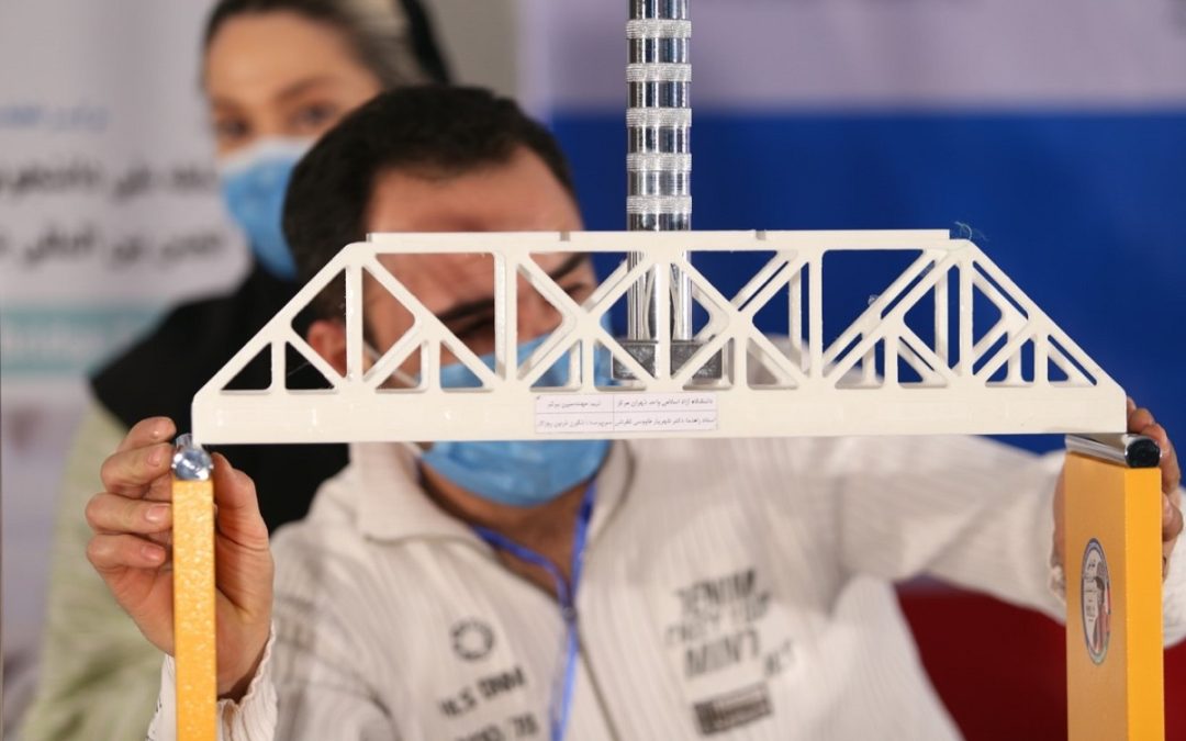 مسابقه پل ساخته شده با چاپگر سه بعدی